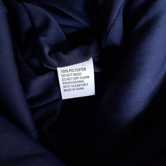 Elegant Navy Sequin Gown - Picture 13 of 14